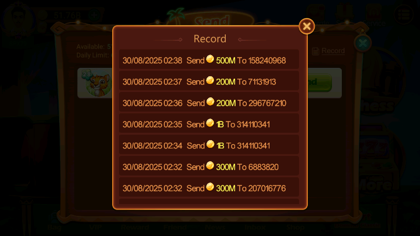 History Pengiriman 51674CPQ3K371055